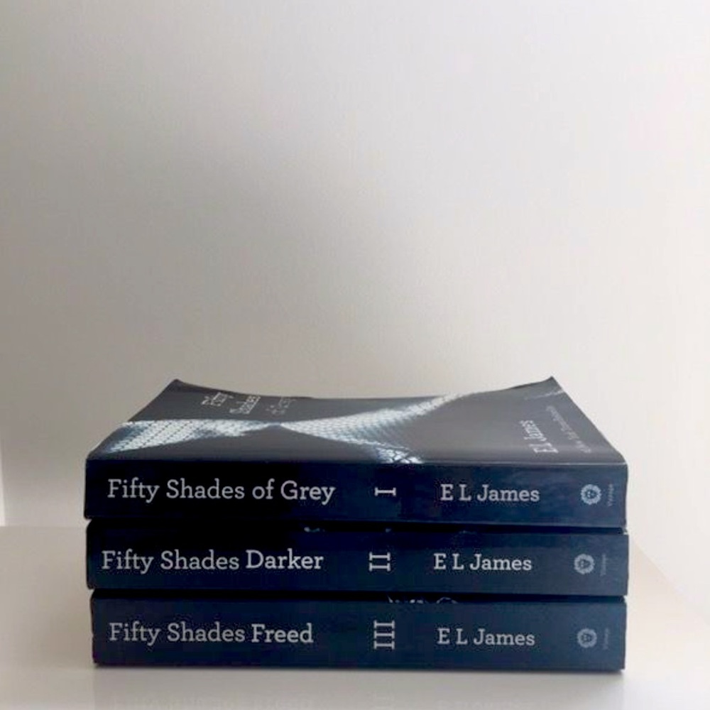 Fifty Shades of Grey books Trilogy.